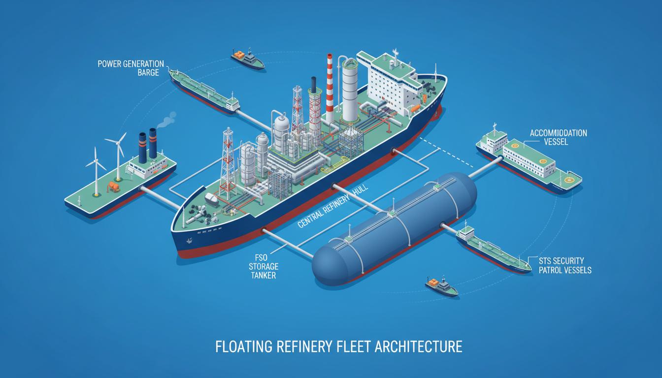 Floating Refinery Fleet Architecture